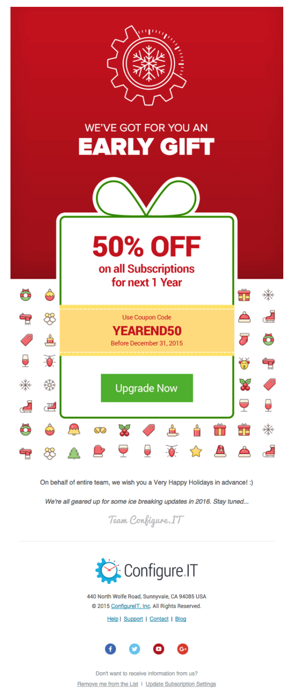 LastMinute Holiday Emails Examples to Inspire You Keap